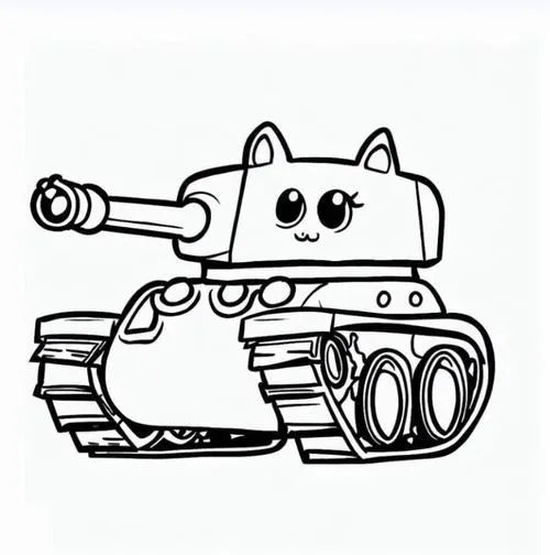 Cùng bé khám phá thế giới xe tăng quái vật qua tranh tô màu