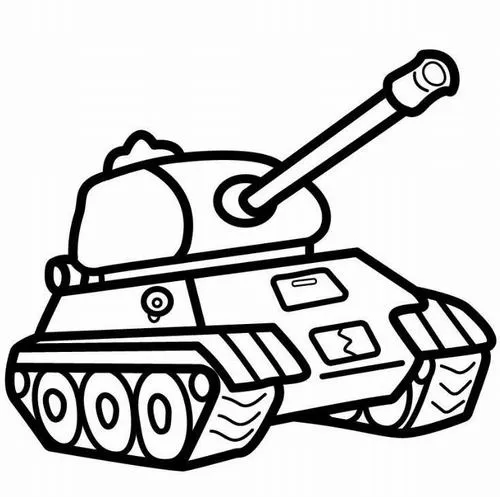 Tô màu xe tăng quái vật giúp bé rèn tay và sáng tạo