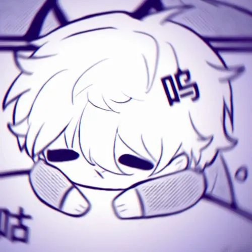 Ảnh avatar anime với ánh sáng nổi bật giữa nền tối