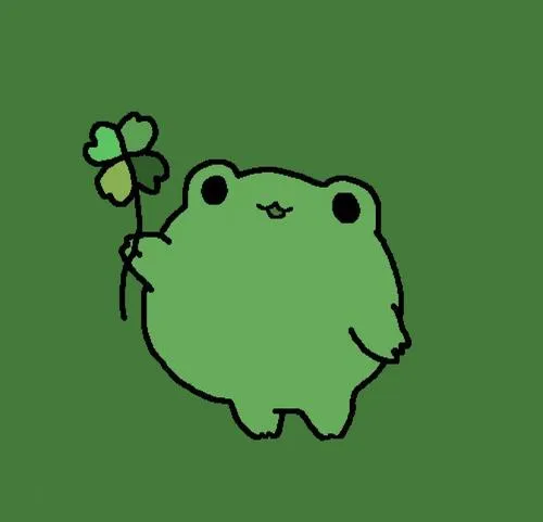 Hình profile cute cỏ 4 lá phong cách tự nhiên xanh