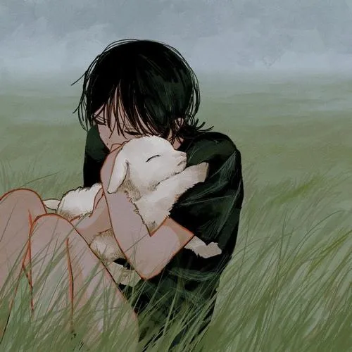 Ảnh đại diện im lặng nhấn gương mặt cùng biểu cảm kín đáo