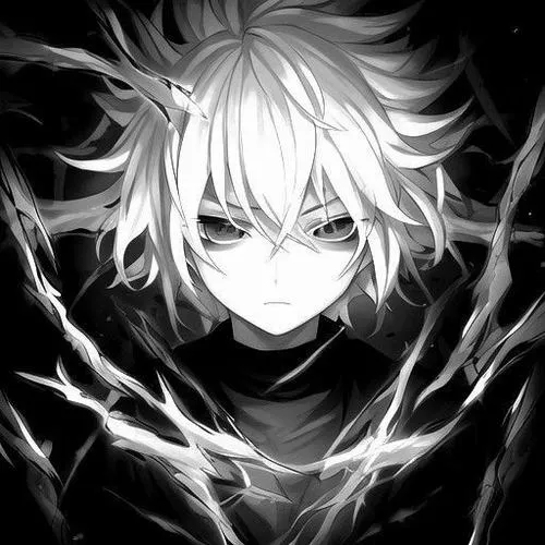 Hình profile cute nữ đen trắng mang tĩnh lặng dịu dàng