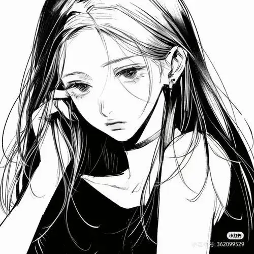 Hình avt cute nữ đơn sắc nhấn tinh giản cảm xúc