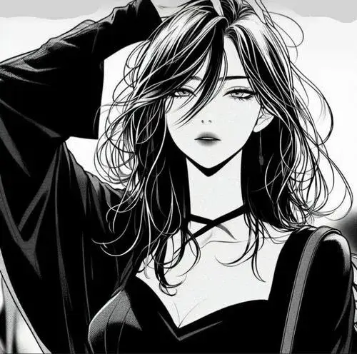 Ảnh avatar ngầu nữ đơn sắc thể hiện cá tính rõ rệt