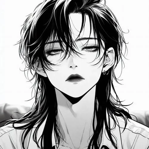 Hình đại diện cute nữ đen trắng theo style mơ màng nghệ thuật