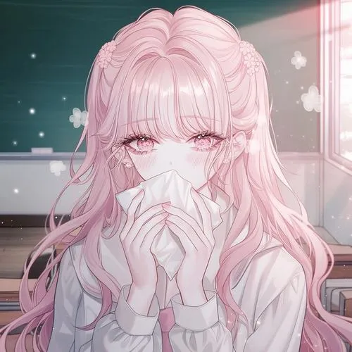 Ảnh profile dễ thương mang phong cách cá nhân với màu hồng pastel hồng không gắt