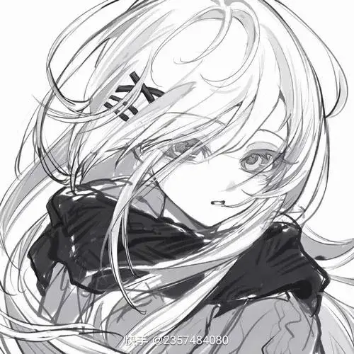 Hình profile cute nữ với nét vẽ mềm mại tinh tế