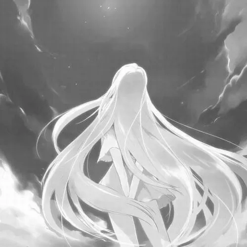 Hình avatar cute trắng sáng với bố cục cân đối