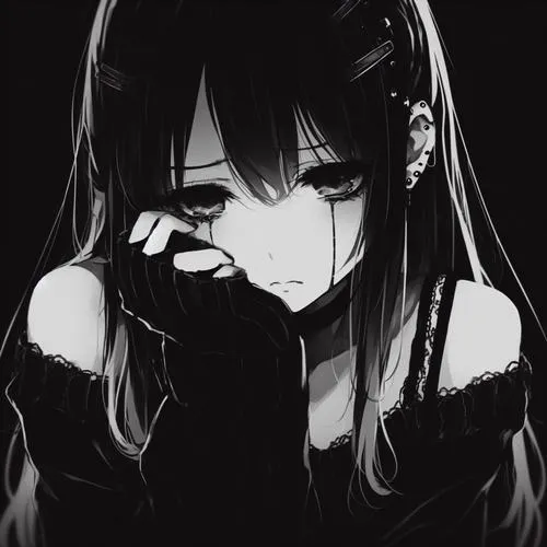 Ảnh đại diện buồn thể hiện tâm lý hậu chia tay bằng ánh mắt