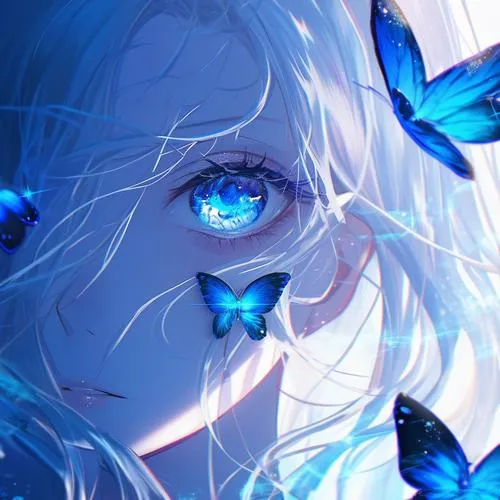 Ảnh đại diện cá nhân xanh ánh xám mang nét bình yên mơ hồ