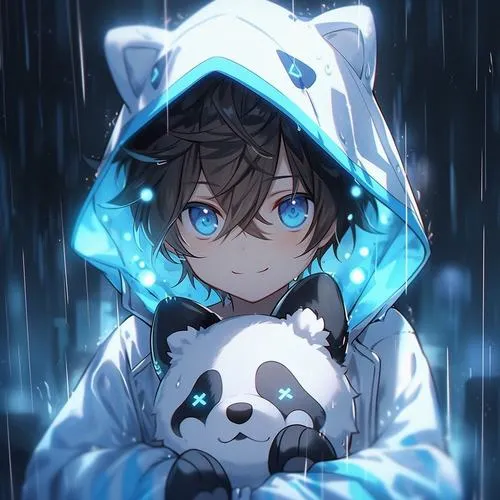 Ảnh profile xanh navy kết hợp bóng đổ mềm tạo chiều sâu