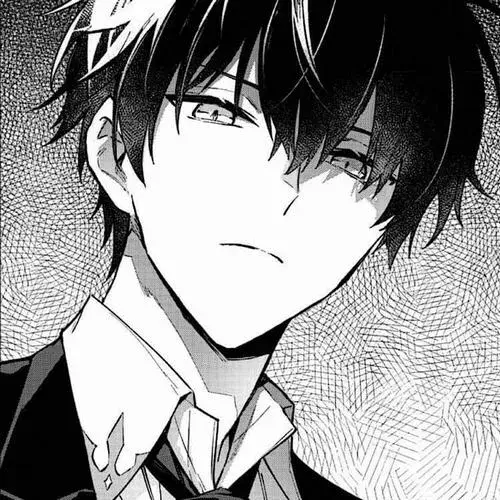 Hình đại diện anime nam mang phong cách đơn sắc cá tính