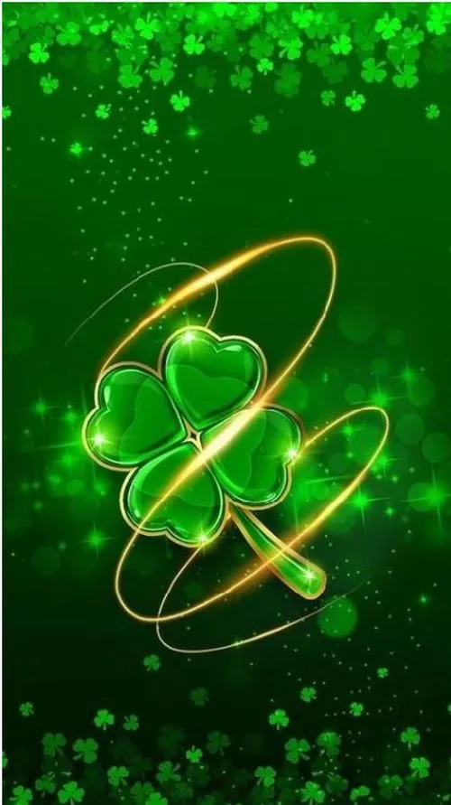 Hình nền cỏ 4 lá mang may mắn và năng lượng tích cực mỗi ngày