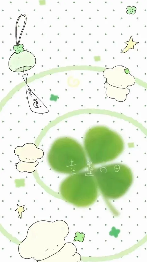 Hình nền cỏ 4 lá theo biểu tượng Ireland cổ xưa