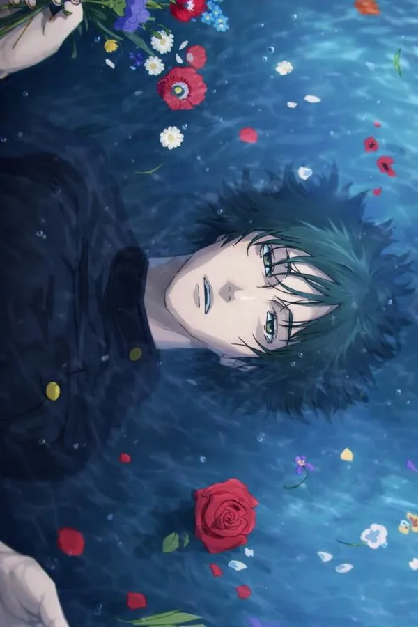 14 Ảnh wallpaper iPad anime cute màu chuyển mượt bố cục trung tâm dễ phối widget