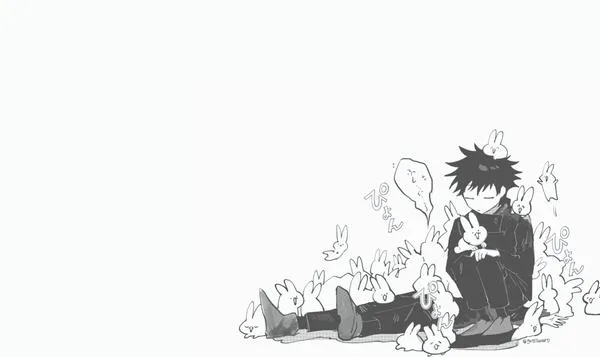 3 Hình nền iPad anime ngầu viền đen sạch chủ thể rõ không chìm icon