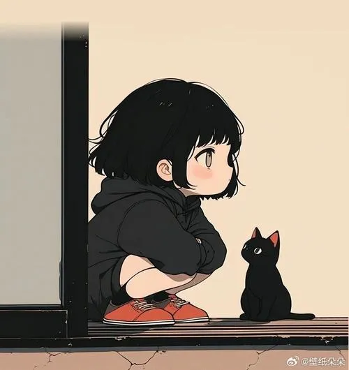 Hình cô gái hoạt hình phong cách mạnh và ánh nhìn sắc lạnh