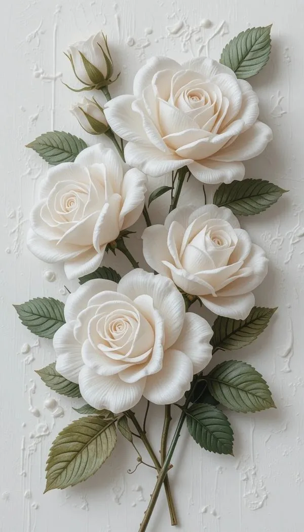 18 Bộ hình nền hoa hồng 3D rực rỡ, màu lên chuẩn và không bị vỡ nét khi phóng to.