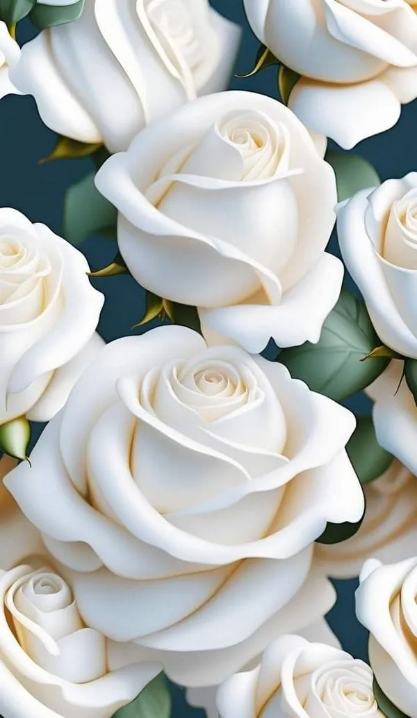 9 Hình nền hoa hồng 3d cận cảnh, cánh nổi khối, nền bokeh mềm tạo cảm giác sang