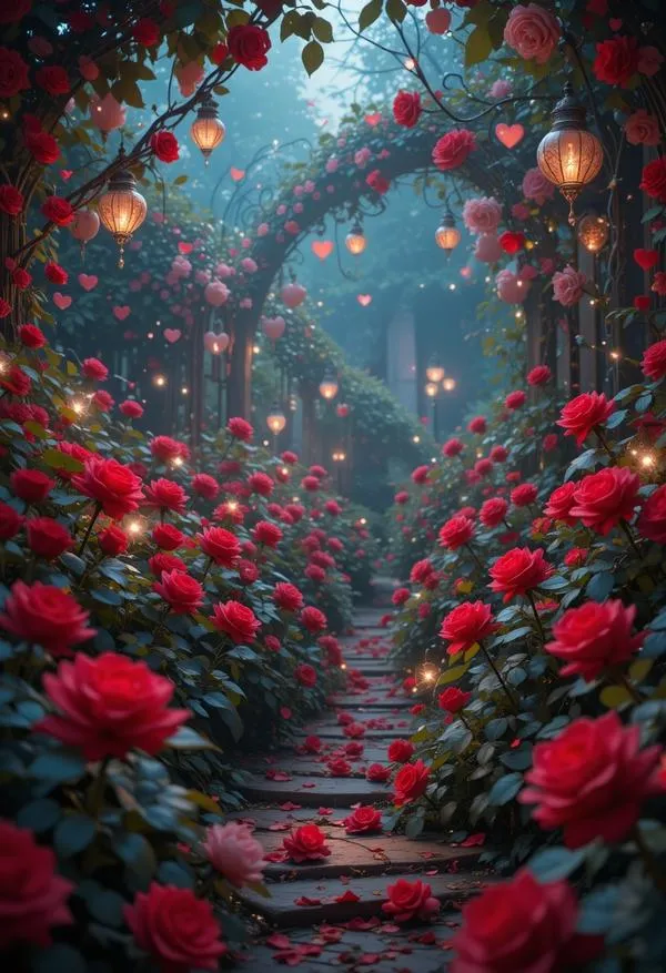 Bình hoa hồng đỏ thắm đặt góc tường, ánh tự nhiên, nhìn gọn gàng mà vẫn nổi bật.