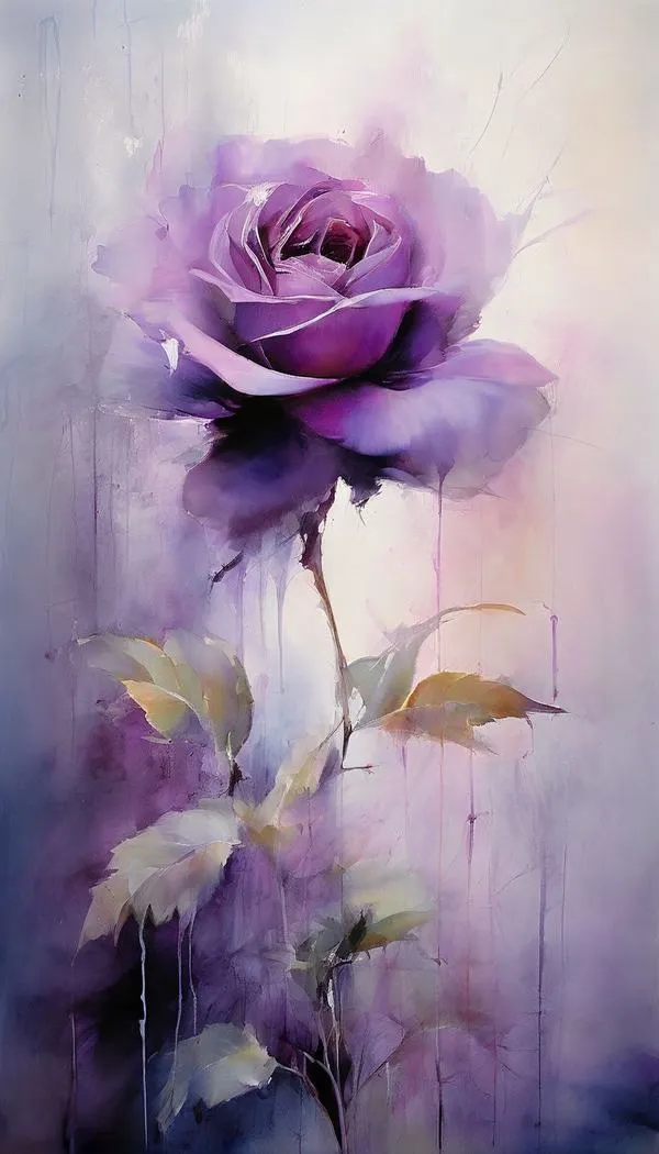 37 Hình Nền Hoa Hồng Tím đẹp nhất đậm phong thái quý tộc tương phản sắc lavender