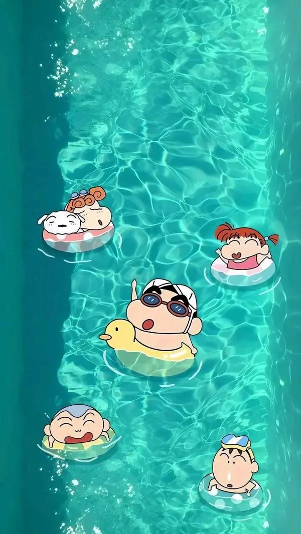 36 Hình nền ipad cute tông vàng nhẹ, nhân vật giữa khung, tạo mood vui vẻ