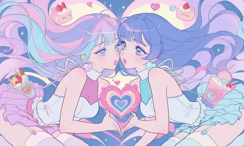 5 Nền iPad màu hồng phấn tối giản, điểm nhấn trái tim nhỏ xinh không hề rối mắt