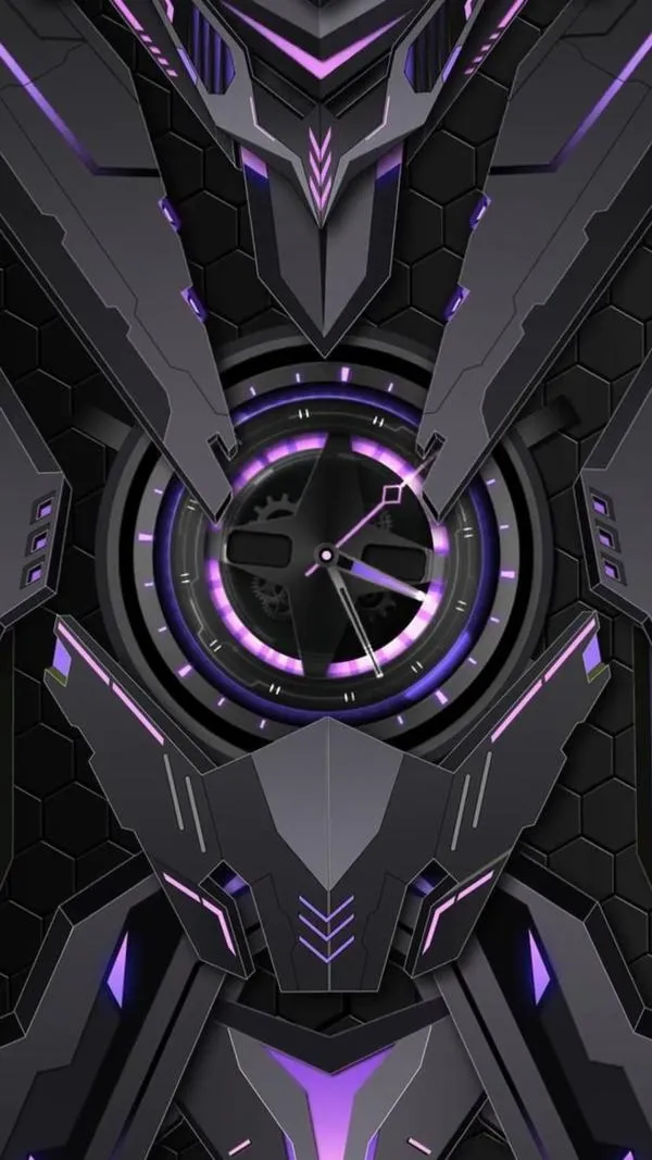 13 Hình nền lõi máy tím phát sáng, gradient nhẹ, tạo chiều sâu thị giác, nhìn càng lâu càng cuốn.