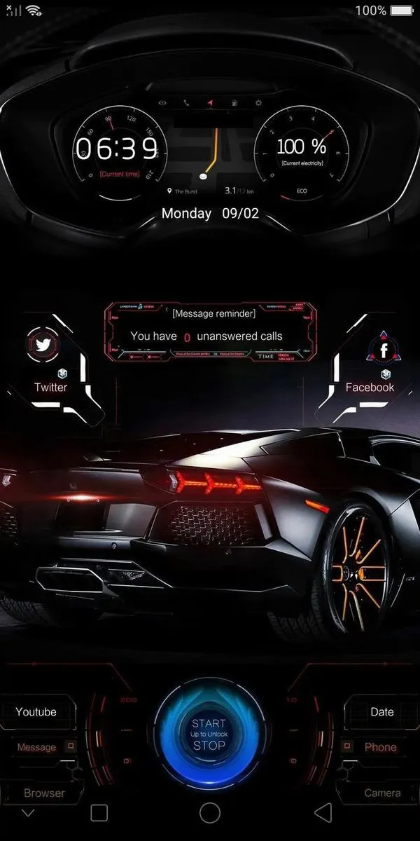 14 Đẹp bảng điều khiển xe tối, điểm nhấn đỏ, bố cục né icon, hợp người mê tốc độ.