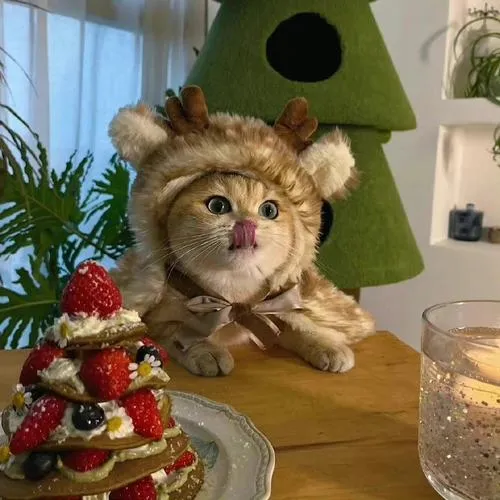 Tải về ngay 50 Ảnh Avatar Mèo Giáng Sinh An Lành đẹp mê mẩn bởi biểu cảm tinh nghịch
