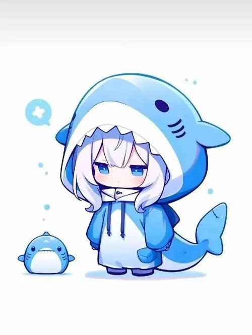 72 Avatar Chibi Nữ Cute Màu Xanh Dương hợp các nàng thích lãng mạn dịu dàng đầy tinh tế