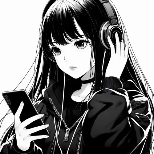 120 Ảnh Anime Trắng Đen Cute Ngầu lạnh lùng mà chất thần thái bí ẩn giàu cảm xúc