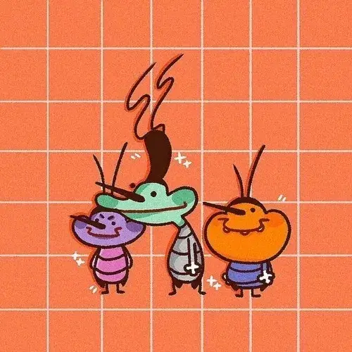 10 Ba chú gián trong phim hoạt hình Oggy chụm đầu vào nhau với vẻ mặt gian xảo tạo nên một hình dìm hàng không thể lầy lội hơn.