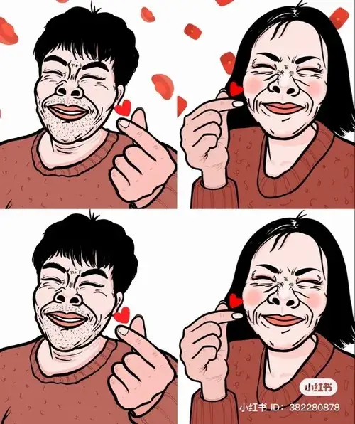 8 Cặp đôi trẻ bôi son cho nhau lem luốc với biểu cảm ngây ngô khiến tấm ảnh hài hước phi logic này thêm phần bá đạo và xàm xí.