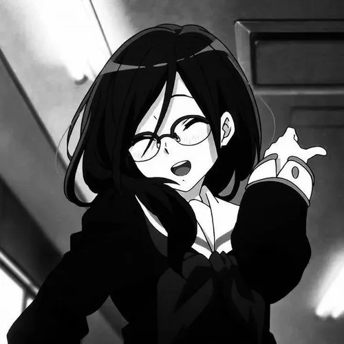 125 Ảnh Avatar Anime Nữ Đen Trắng cho người thích vẻ đẹp bí ẩn nghệ thuật đầy sâu lắng