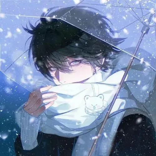 31 Tải ảnh avatar cậu trai anime mặc jacket tối tựa lưng vào máy bán nước, đầu hơi ngửa lên và mắt nhìn thẳng, phông nền đêm với độ tương phản cao làm đường nét sắc hơn rõ rệt