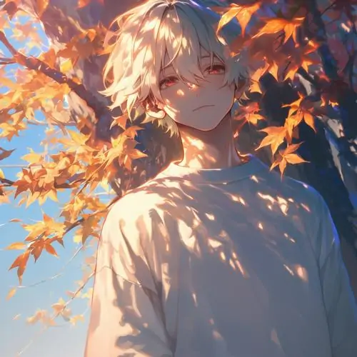 51 Ảnh avatar nam anime cậu trai trong áo cổ lọ đen đứng giữa thư viện yên người, khẽ nghiêng mặt sang phải và đôi mắt sâu dừng lại rất lâu, phong cách tối giản khiến ảnh lạnh mà sáng