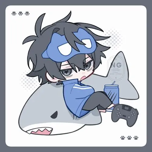 50 Nhân vật nam tóc đỏ nâu kê cằm trên bàn học cạnh chiếc đèn vàng, xung quanh là giấy nhớ lộn xộn, đây là kiểu ảnh hồ sơ dễ thương cho người thích bối cảnh học tập