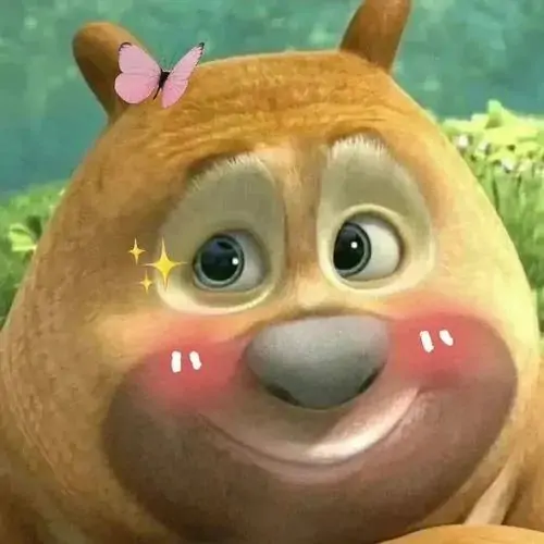 49 Gấu nâu vẽ kiểu cắt dán ôm cây đàn ukulele, ngồi trên bậc thềm màu ngói và hát một mình dưới đèn vàng, cảm giác rất đời thường mà vẫn cute