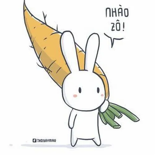 80 Ảnh Avatar Thỏ Bảy Màu cute meme hài nhây bựa má hồng trắng tinh vừa đáng yêu vừa lém lỉnh