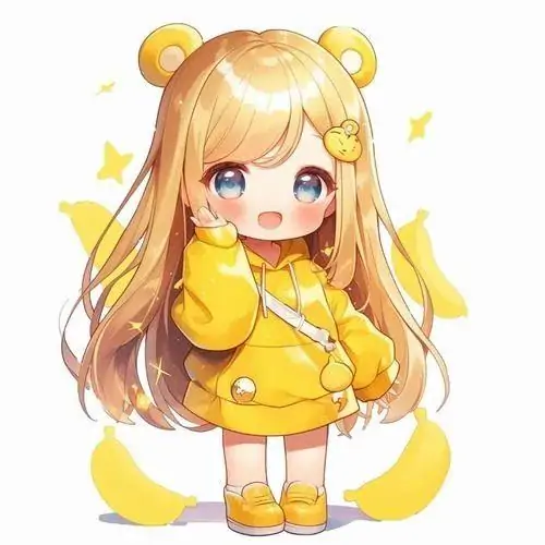 135 Ảnh Chibi Nữ Cute Dễ Thương mang nét vẽ bo tròn, má hồng và váy xinh lung linh