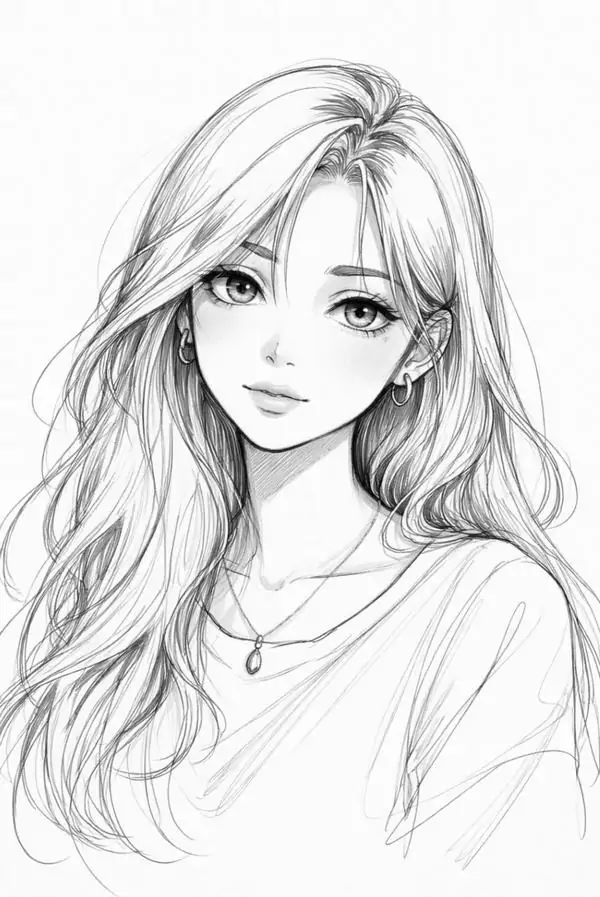 63 72 Tranh Tô Màu Anime Girl Ngầu Lạnh Lùng cho bé yêu thích vẻ đẹp sắc lạnh và cá tính riêng