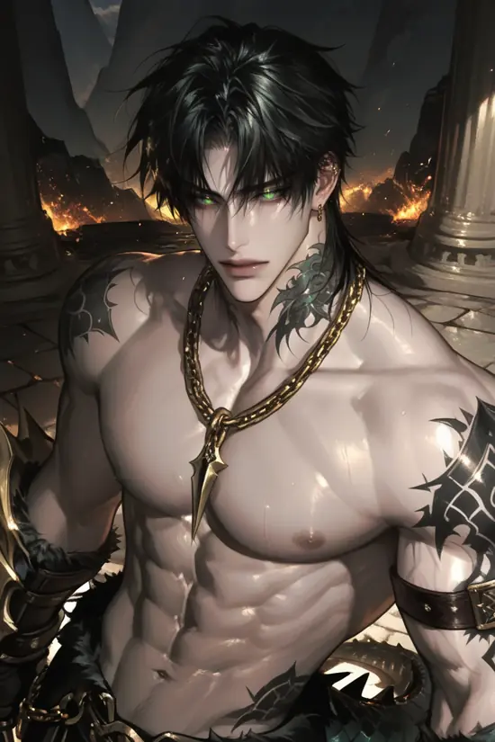 79 Ảnh Anime Nam 6 Múi khoe bờ vai vạm vỡ mạnh mẽ và mái tóc rối cá tính