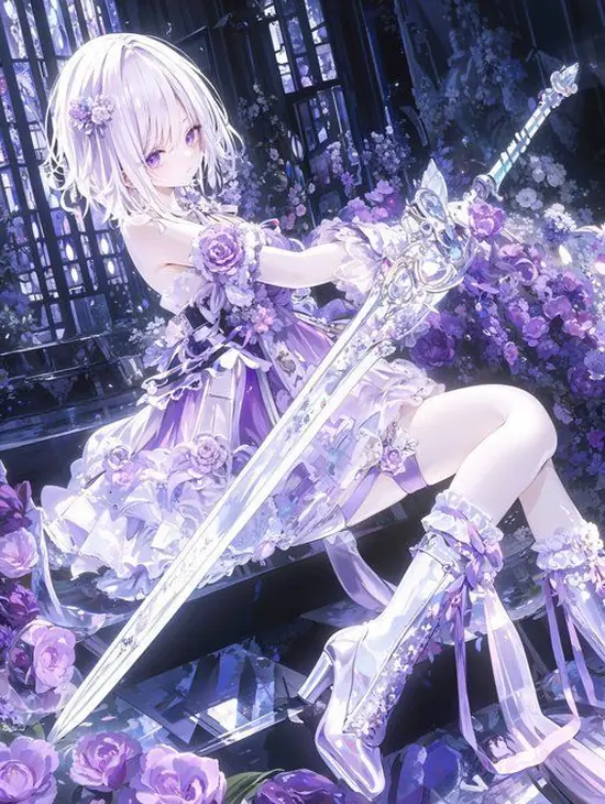 15 Cô gái mặc áo bomber rộng đứng trên cầu vượt, hình girl anime ngầu hiện rõ qua dáng chống hông và đôi mắt hơi chán.