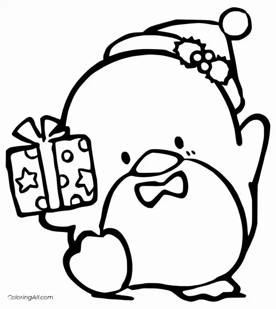 4 Tranh tô màu Tuxedosam cho bé yêu Sanrio, thích chim cánh cụt mũm mĩm và bộ sưu tập nơ