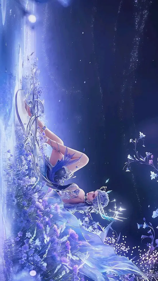 Từ nét tóc đến nếp váy đều mượt trong hình minh họa số vẽ cô gái anime ôm mèo trắng giữa phòng ngủ sáng màu.