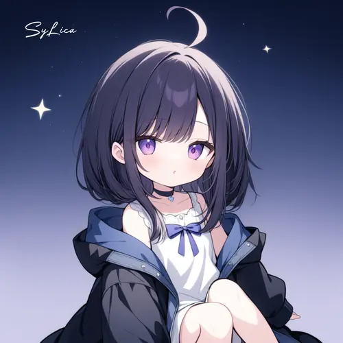 115 Ảnh Chibi Nữ Màu Tím Cute cho người mê phong cách kẹo ngọt
