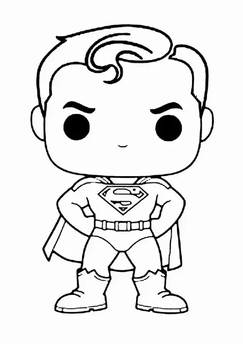 1 Superman mỉm cười, khoanh tay trước ngực trong bộ đồ ôm gọn với vạt vải bay nhẹ phía sau.