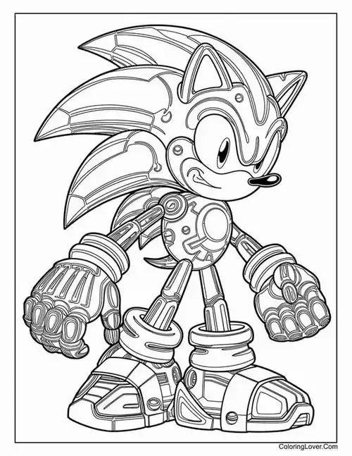 13 Sonic đưa tay đỡ Tails thể hiện tình bạn, cả hai cùng cười bên bãi cỏ và những bông hoa nhỏ.
