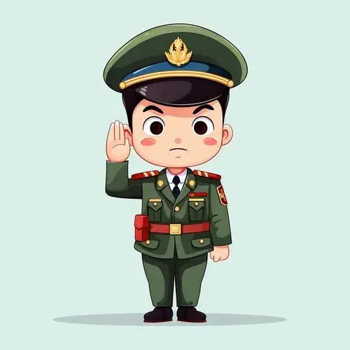 69 Ảnh Chibi Công An nổi bật nhờ đồng phục chỉn chu và dáng đứng tự nhiên
